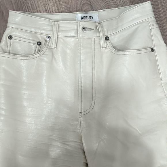 AGolde recycled leather pants - Picture 6 of 9